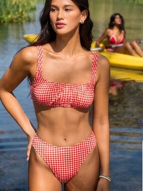 *NEW* Gingham Bikini Set XS